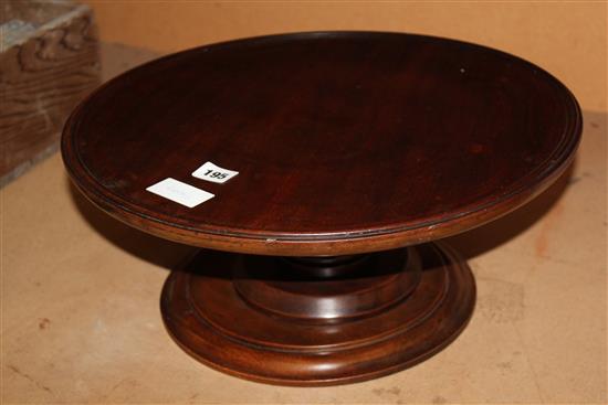 Mahogany lazy susan